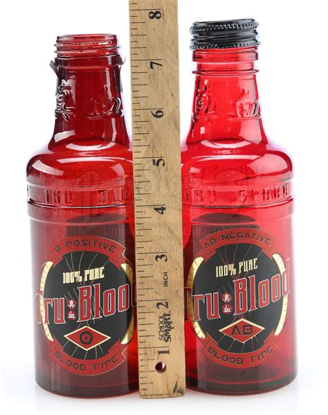 True Blood Two Bottles Of Tru Blood Plasma Protein