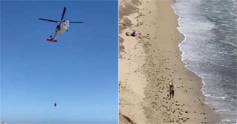 Praticante de kitesurf foi resgatado após criar sinal de ajuda