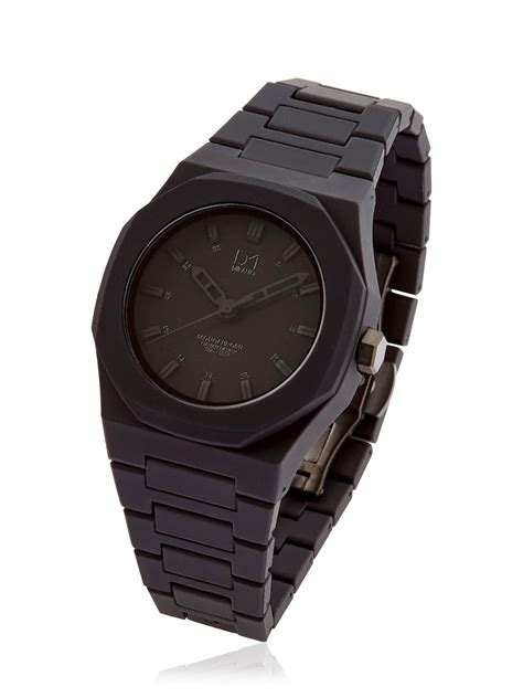 D1 Milano Monochrome Black Mo 01 Watch In Black Lyst