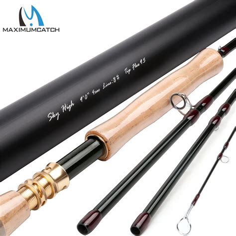 Maximumcatch Fly Rod 9FT SK Carbon Fast Action Fly Fishing Rod IM12