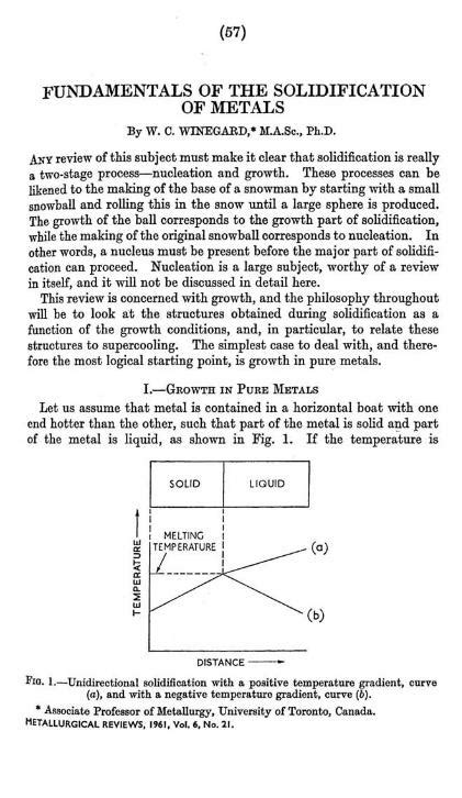 PDF FUNDAMENTALS OF THE SOLIDIFICATION OF METALS DOKUMEN TIPS