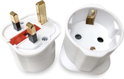 Buy Gadgets Hut UK 2 X EU To UK Travel Adapter European 2 Pin To UK