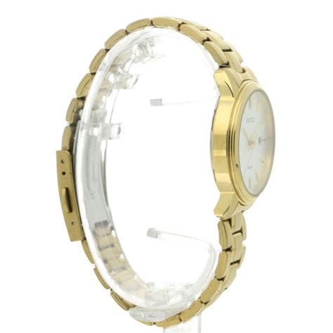 Seiko Ladies Quartz Gold Pvd 29mm 798 Amj Watches