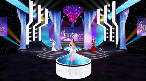 3D DESIGN STAGE MISS UNIVERSE VIETNAM :: Behance