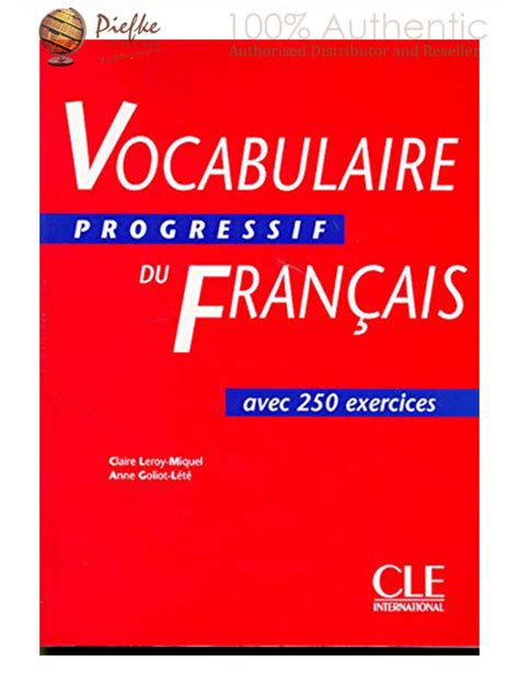 Vocabulaire Progressif Du Fran Ais Intermediate Level