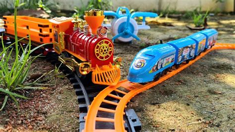 Unboxing Dan Merakit Mainan Kereta Api Dinosaurus Train Kereta Api