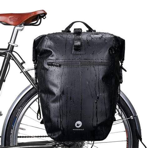 1 Rhinowalk Bike Panniers Bag 27l Waterproof Rear Rack Bikepacking For B Rhinowalk Official