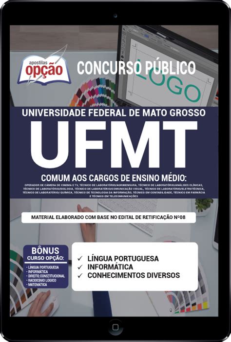 Apostila UFMT MT em PDF Comum aos Cargos de Ensino Médio