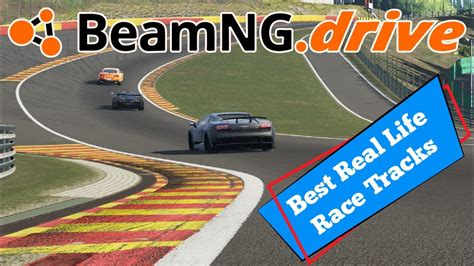 Beamng Drive Best Real Life Race Track Map Mods Benchmark Youtube