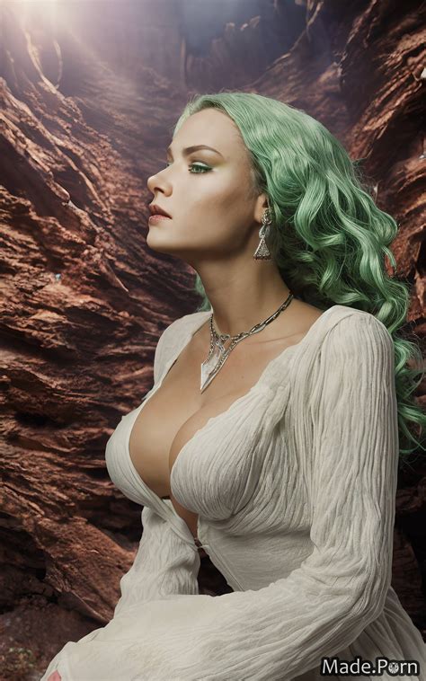 Porn Image Of Cyberpunk Slutty Green Hair Alien Planet Perfect Boobs