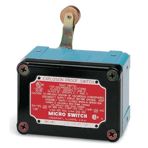 Honeywell Micro Switch Ex Ar400 35499 1nc1no Spdt Explosion Proof