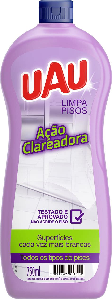 Limpa Pisos Uau Acao Clareadora Ml Certeza Higiene E Limpeza