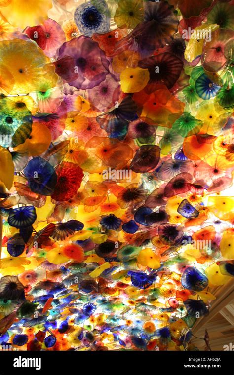 Bellagio hotel lobby ceiling hi-res stock photography and images - Alamy