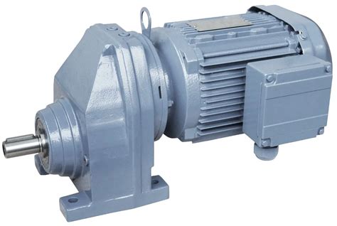 Rx Series Helical Solid Shaft Gearbox Speed Reducer Single Stage With