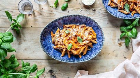 Pasta mit gerösteter Paprikasauce Klara Ida