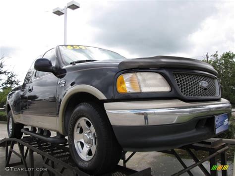 1999 Deep Wedgewood Blue Metallic Ford F150 Lariat Extended Cab