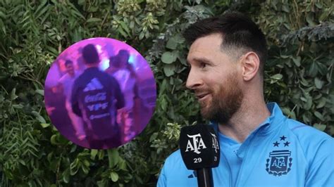 Messi Saca Los Prohibidos Y Aficionados Celebran Que Finalmente