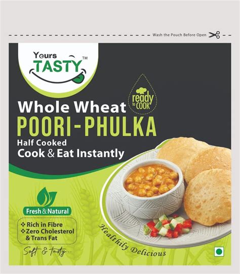 Poori Ready To Cook Instant Half Cooked Frozen At Rs Pack