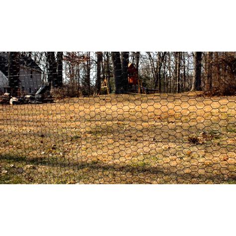 Easypetfence Steel Hex Web Black Pvc Coated Fence Roll Hardwares