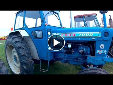 1973 Ford 7000 Dual Power Load Monitor 42 Litre 4 Cyl Diesel Tractor