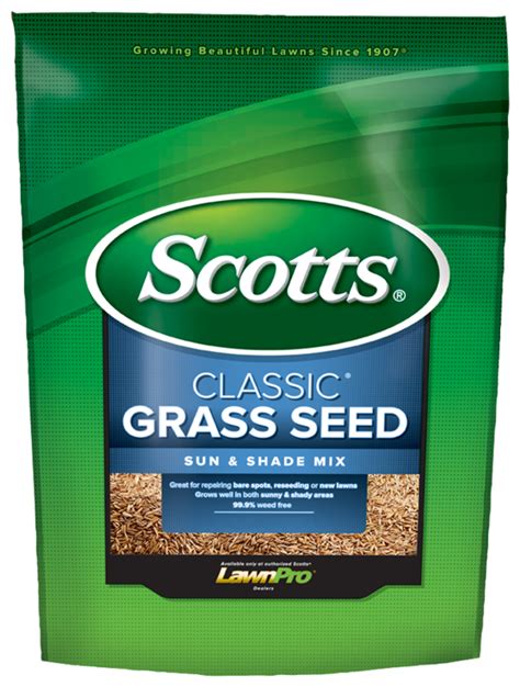 Scotts Classic Grass Seed Sun And Shade Mix Grass Seed Scotts