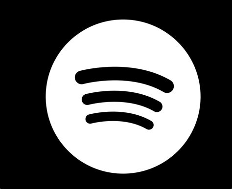 spotify redes sociales icono símbolo diseño abstracto vector