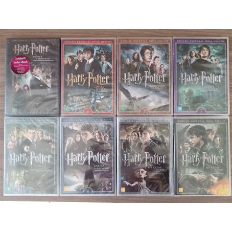 Harry Potter DVDs Duplos Coleção Saga Completa Novo Shopee Brasil