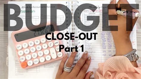 September Budget Close Out Part Paydaybudgetbook Budget