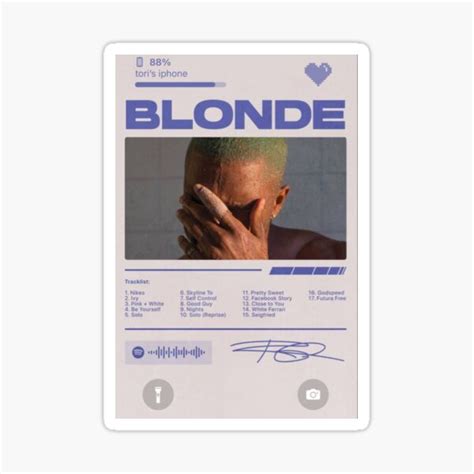 Frank Ocean Sticker For Sale By Chadlihassan Redbubble