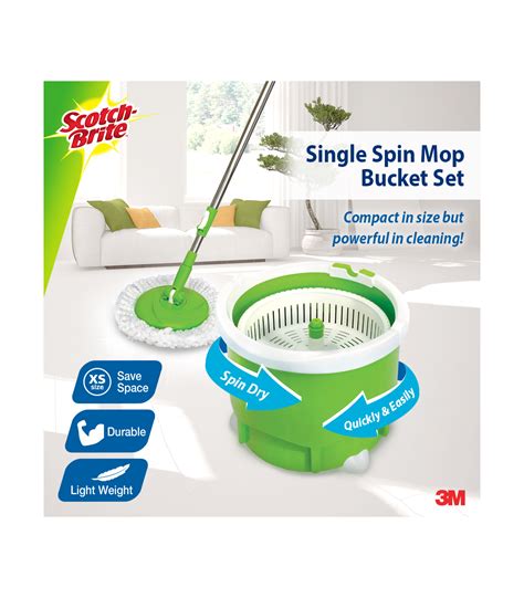 3M Scotch Brite Single Spin Mop Bucket Set Hardware Specialist