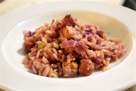 Arroz repolho e linguiça Nacozinhabrasil