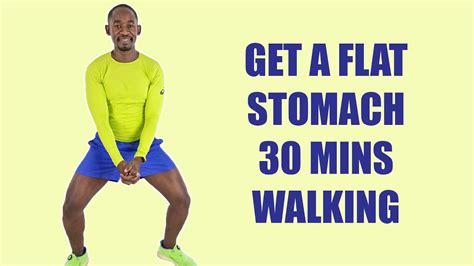 Get A Flat Stomach Walking At Home 30 Minutes A Day Youtube