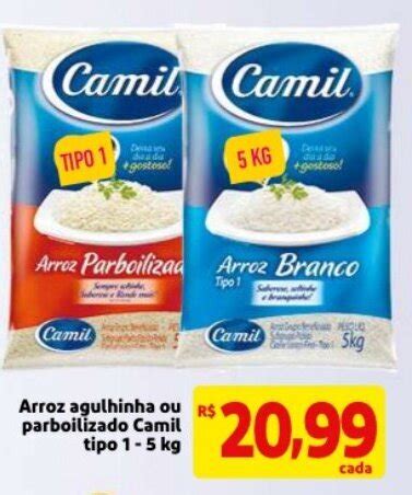 Arroz Agulhinha Ou Parbolizado Camil Tipo Kg Oferta Na Mercado Extra