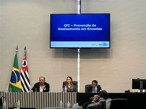 Na 7ª Reunião Da Cpi De Prevenção E Deslizamento Em Encostas Deputada