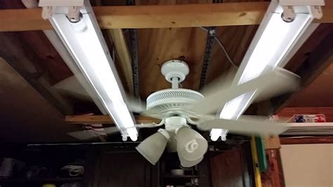 42 Hampton Bay Landmark Plus Ceiling Fan Youtube