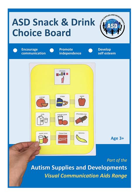 Buy Visual Snack Choice Board Visual Cards Snack Choice Compatible