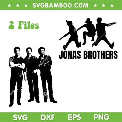 Jonas Brothers Band SVG PNG