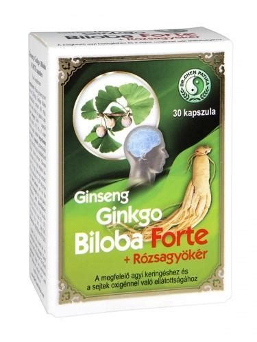 Vásárlás Dr Chen Patika Ginseng Ginkgo Biloba Forte kapszula 30 db