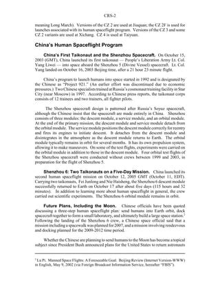 China S Space Program An Overview Pdf