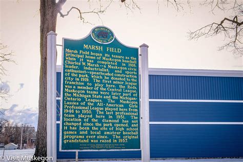 Muskegon Baseball History Lassies Marsh Field And Local Legends