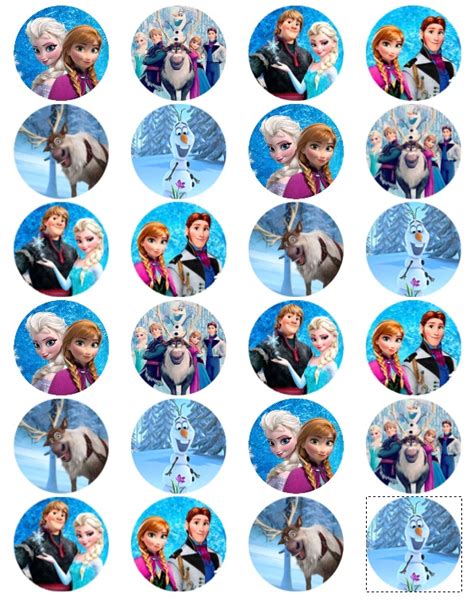 Frozen Cupcake Topper Printables Printable Calendars At A Glance