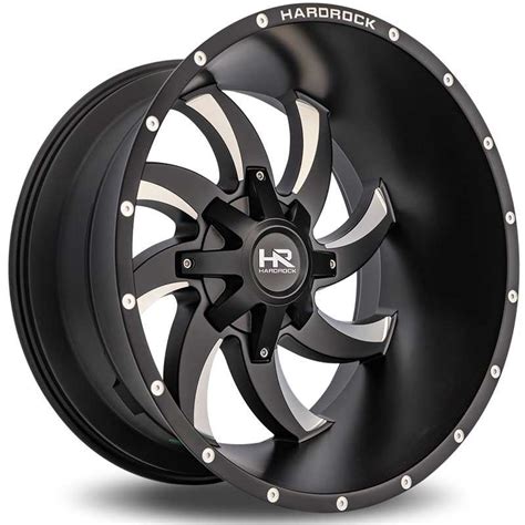 X Hardrock Offroad H Xplosive Xposed Gloss Black Milled Rev