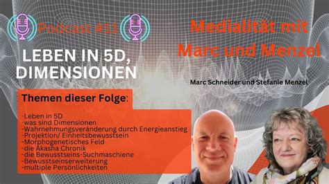 Leben In D Dimensionen Podcast Medialit T Mit Marc Und Menzel