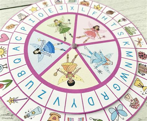 Fairy Secret Decoder Wheel Printable Activity Crafting Cheerfully