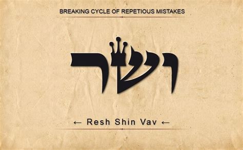 32 VESHER VAV SHIN RESH Breaking Cycle Of Repetitious Mistakes Scan