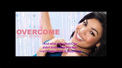 Jordin Sparks Overcome Unreleased Track Lyrics Hq Youtube