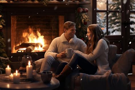 Premium Photo Heartwarming Moments Of People Sharing Hot Cocoa A