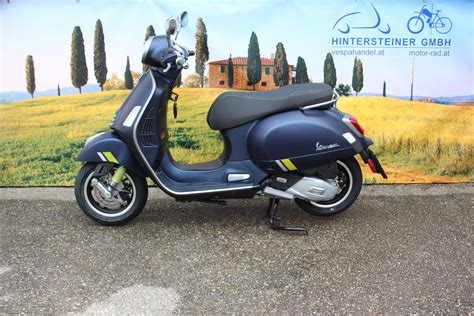 Vespa Gts Ie Super Tech Abs E My Blau Energico Matt A