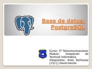 Base De Datos Sql PPT