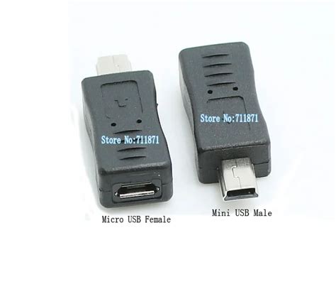 Usb2 0 Mini Male Micro Female Usb Adapter Mini 5pin To Micro 5p Connector Mini 5p Male To Micro